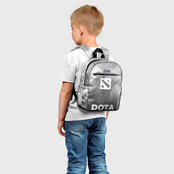 Детский рюкзак Dota - grey gradient по-центру, цвет: 3D-принт — фото 2