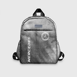 Детский рюкзак Mercedes - grey gradient вертикально, цвет: 3D-принт