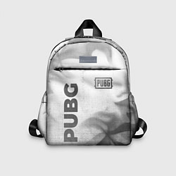 Детский рюкзак PUBG - white gradient вертикально, цвет: 3D-принт