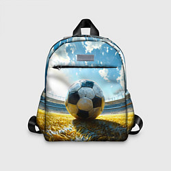 Детский рюкзак Футбольный мяч на стадионе, цвет: 3D-принт