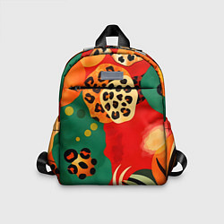 Детский рюкзак Анималистичный африканский паттерн, цвет: 3D-принт