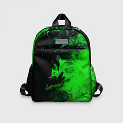 Детский рюкзак Color green black, цвет: 3D-принт