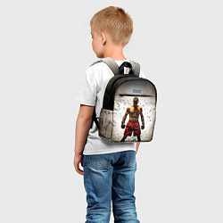 Детский рюкзак Боксер в красном, цвет: 3D-принт — фото 2