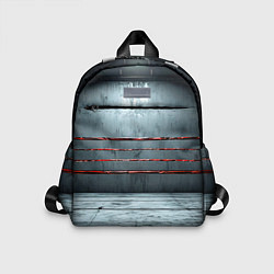 Детский рюкзак Серый ринг, цвет: 3D-принт