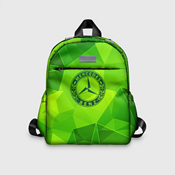 Детский рюкзак Mercedes green poly, цвет: 3D-принт