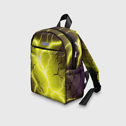 Детский рюкзак Color yellow black, цвет: 3D-принт — фото 2