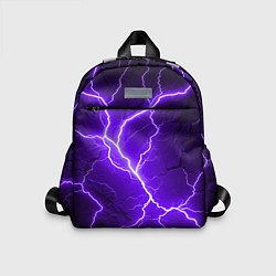 Детский рюкзак Color purple black, цвет: 3D-принт