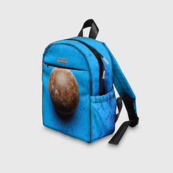 Детский рюкзак Ядро для талкания на синем, цвет: 3D-принт — фото 2