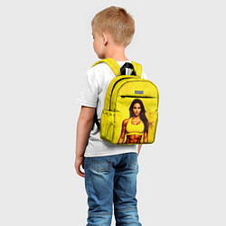 Детский рюкзак Фитоняшка на желтом, цвет: 3D-принт — фото 2