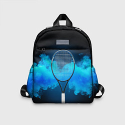 Детский рюкзак Теннисная ракетка синий дым