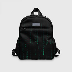 Детский рюкзак Color black turquoise, цвет: 3D-принт