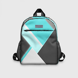 Детский рюкзак Color black blue, цвет: 3D-принт