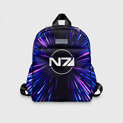 Детский рюкзак Mass Effect neon energy, цвет: 3D-принт