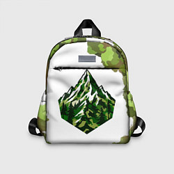 Детский рюкзак Камуфляж альпениста, цвет: 3D-принт