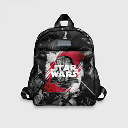 Детский рюкзак Звездные войны патерн с героями, цвет: 3D-принт