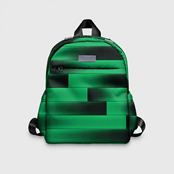 Детский рюкзак Color green square, цвет: 3D-принт