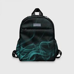 Детский рюкзак Color smoke turquoise, цвет: 3D-принт