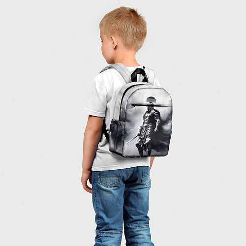 Детский рюкзак Спартанский воин среди львов / 3D-принт – фото 5