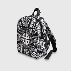 Детский рюкзак Узел защиты воинов и кельтские узоры, цвет: 3D-принт — фото 2