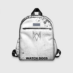 Детский рюкзак Watch Dogs - white gradient по-центру, цвет: 3D-принт