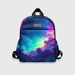 Детский рюкзак Неоновые космические облака
