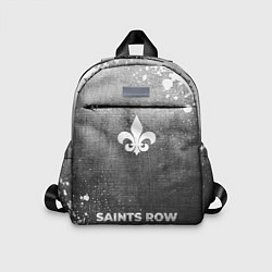 Детский рюкзак Saints Row - grey gradient по-центру, цвет: 3D-принт