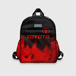 Детский рюкзак Toyota - red gradient посередине, цвет: 3D-принт