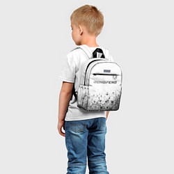 Детский рюкзак Dongfeng - white gradient посередине, цвет: 3D-принт — фото 2