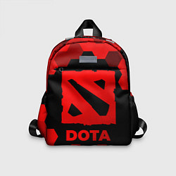 Детский рюкзак Dota - red gradient, цвет: 3D-принт