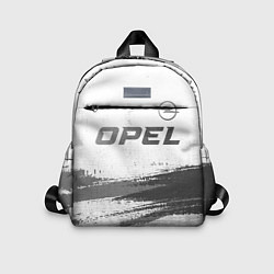 Детский рюкзак Opel - white gradient посередине, цвет: 3D-принт