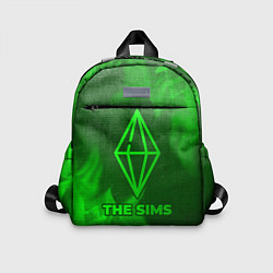 Детский рюкзак The Sims - green gradient, цвет: 3D-принт