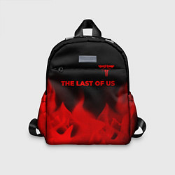Детский рюкзак The Last Of Us - red gradient посередине, цвет: 3D-принт