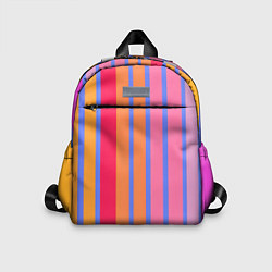 Детский рюкзак Теплые цветные полосы