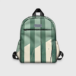 Детский рюкзак Зеленые полосы, цвет: 3D-принт