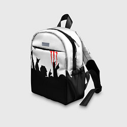 Детский рюкзак Monster energy rock black, цвет: 3D-принт — фото 2