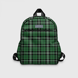 Детский рюкзак Checkered green