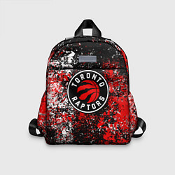 Детский рюкзак Торонто Рэпторс - цветовой хаос, цвет: 3D-принт
