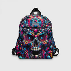 Детский рюкзак Colorful cyber skull - pattern