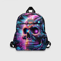 Детский рюкзак Neon cyber skull