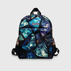 Детский рюкзак Текстура драгоценных камней, цвет: 3D-принт