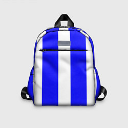 Детский рюкзак Color white blue line, цвет: 3D-принт