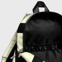 Детский рюкзак Color black beige line, цвет: 3D-принт — фото 2