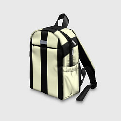 Детский рюкзак Color black beige line, цвет: 3D-принт — фото 2