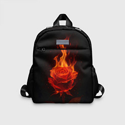 Детский рюкзак Flaming rose, цвет: 3D-принт