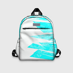 Детский рюкзак Color white light blue stripe, цвет: 3D-принт