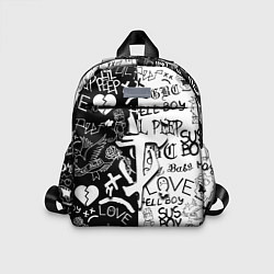 Детский рюкзак Doom x liil peep pattern black
