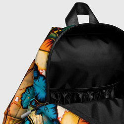 Детский рюкзак Разноцветный узор, цвет: 3D-принт — фото 2