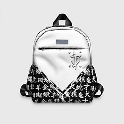 Детский рюкзак Doom японские символы, цвет: 3D-принт