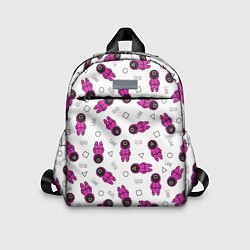 Детский рюкзак Персонажи корейского сериала игра в кальмара, цвет: 3D-принт