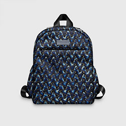 Детский рюкзак Тёмно-синий волнистые полосы